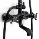 Душевая система REA RETRO OLD BLACK